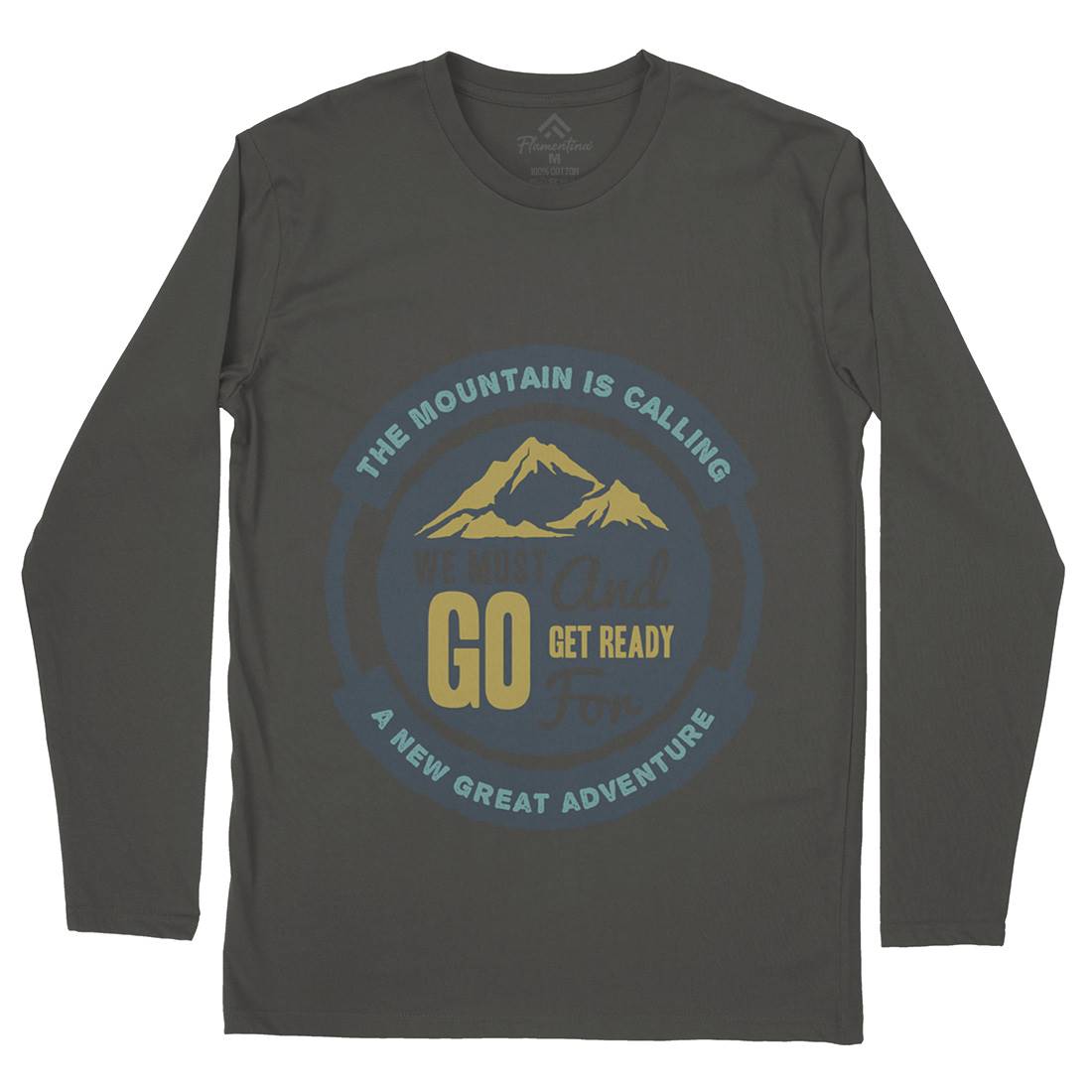 Mountain Mens Long Sleeve T-Shirt Nature A384