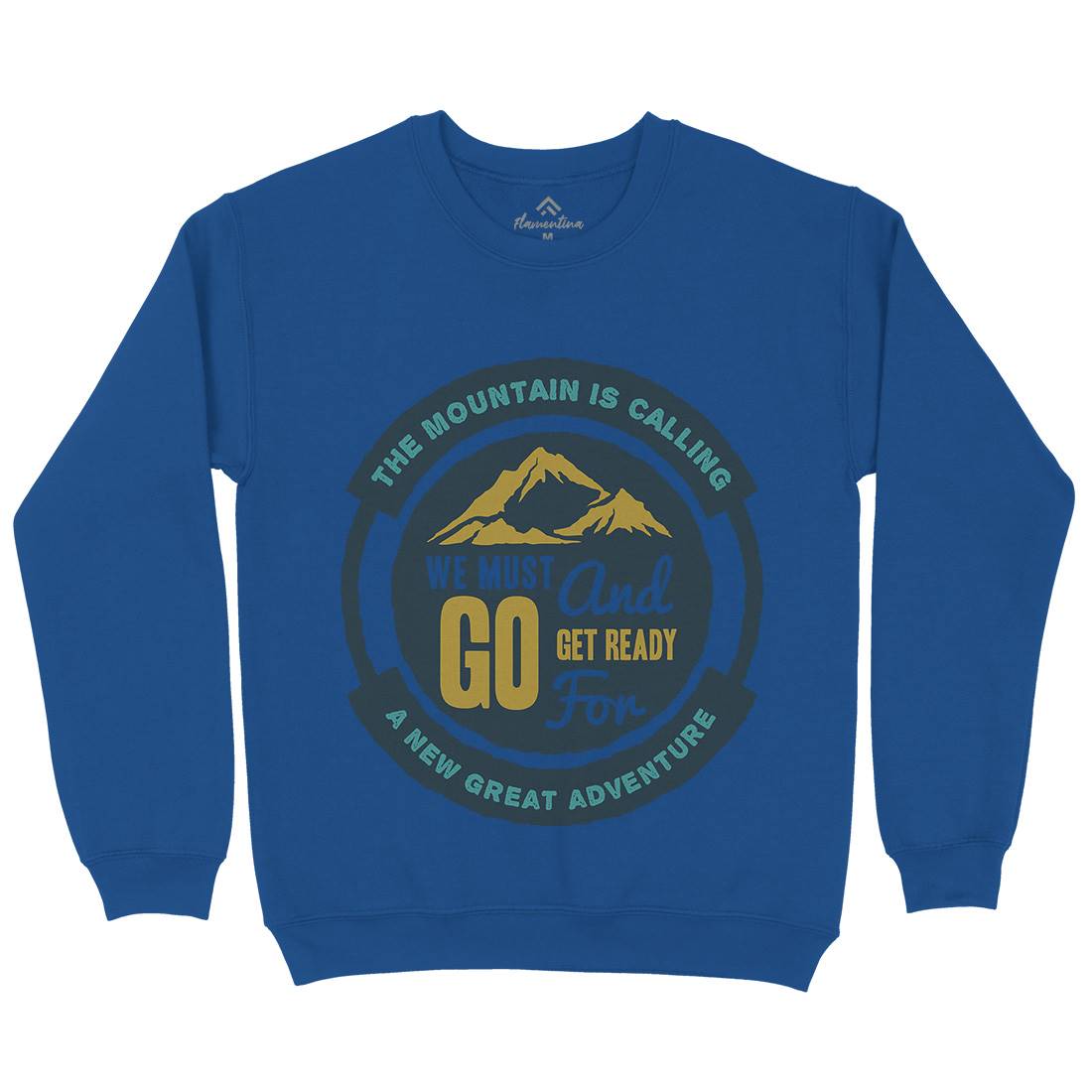 Mountain Mens Crew Neck Sweatshirt Nature A384