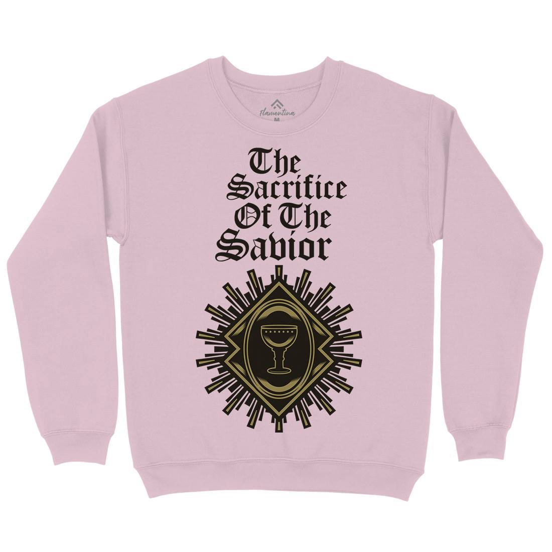 Sacrifice Of The Saviour Kids Crew Neck Sweatshirt Religion A385
