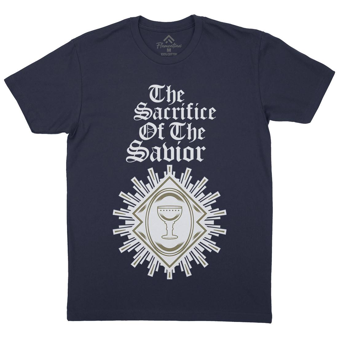 Sacrifice Of The Saviour Mens Crew Neck T-Shirt Religion A385