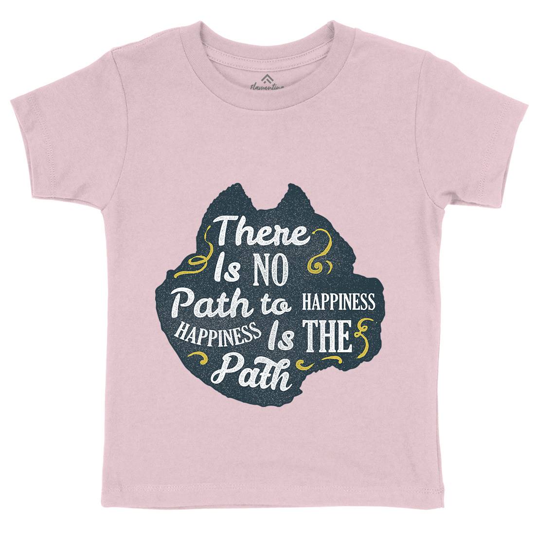 There Is No Path Kids Organic Crew Neck T-Shirt Religion A387