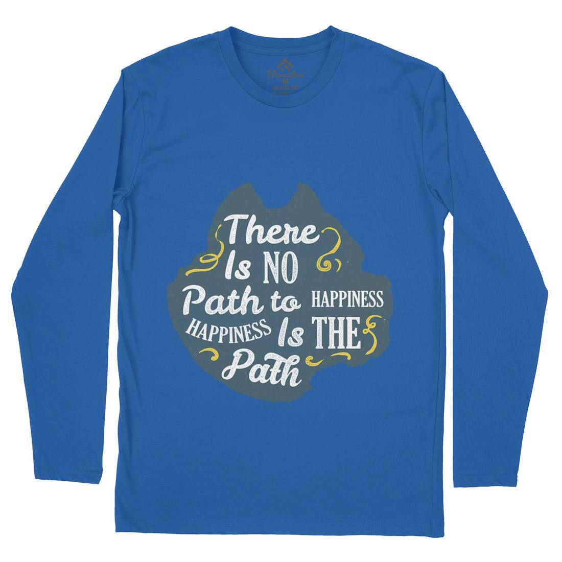 There Is No Path Mens Long Sleeve T-Shirt Religion A387