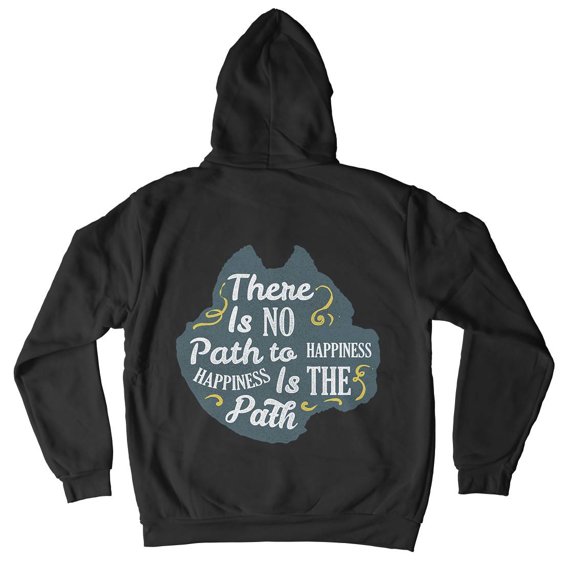 There Is No Path Mens Hoodie With Pocket Religion A387