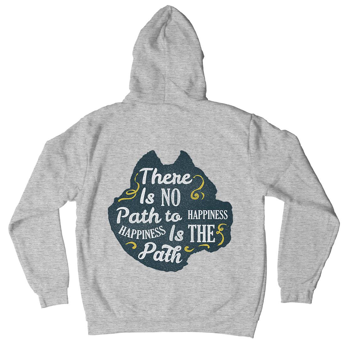 There Is No Path Mens Hoodie With Pocket Religion A387