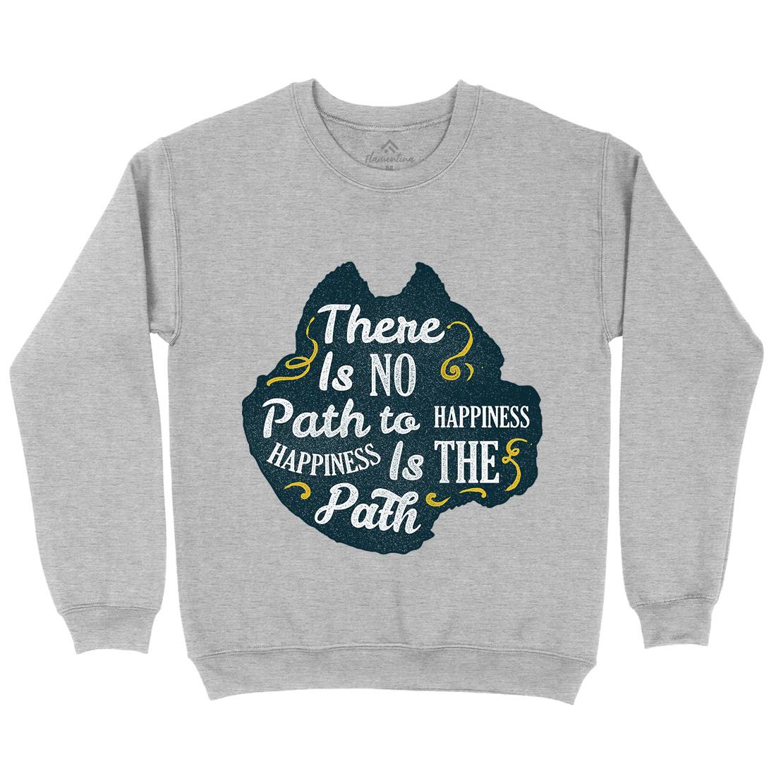 There Is No Path Mens Crew Neck Sweatshirt Religion A387