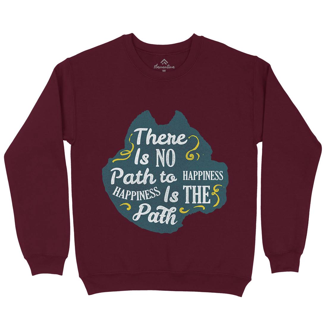 There Is No Path Mens Crew Neck Sweatshirt Religion A387
