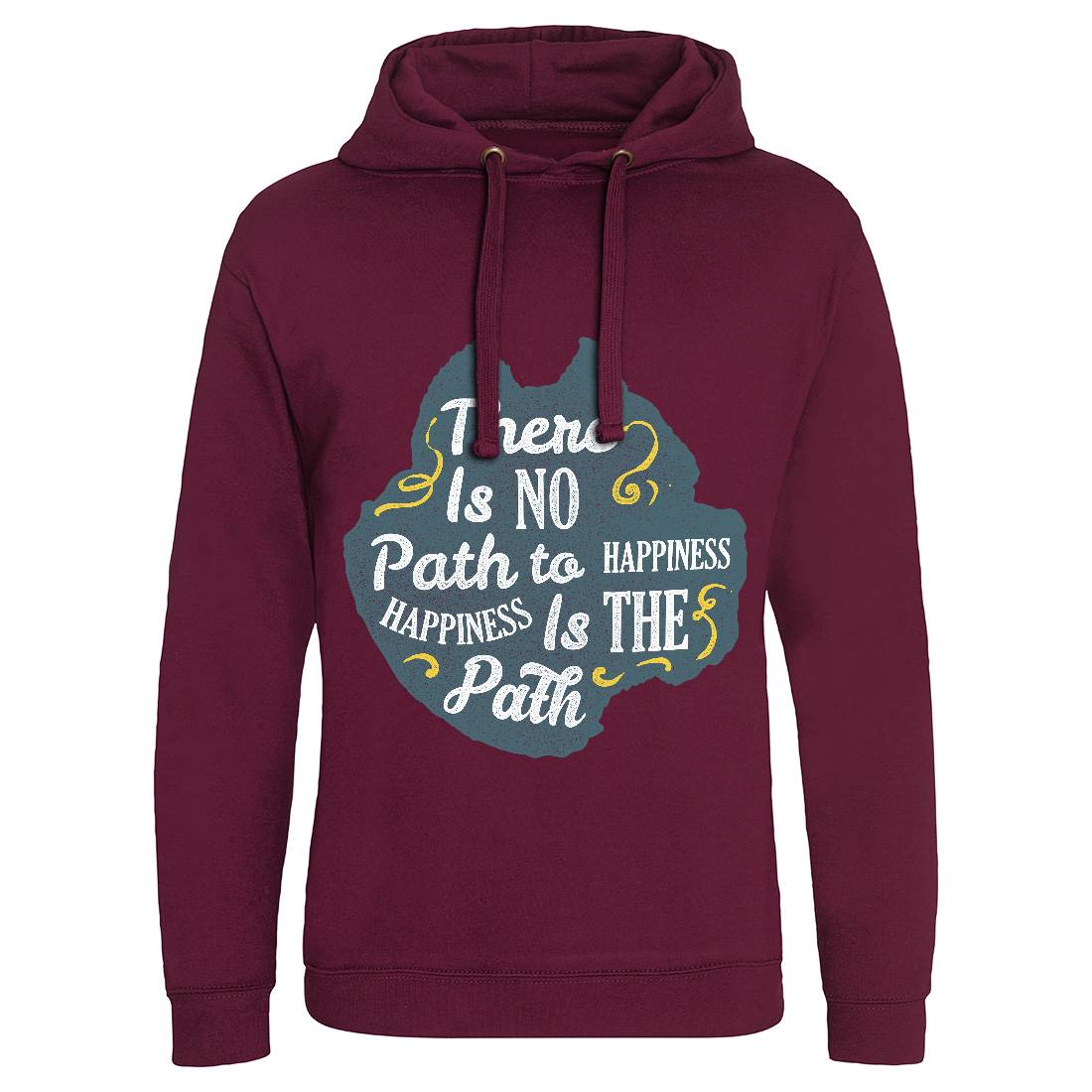 There Is No Path Mens Hoodie Without Pocket Religion A387