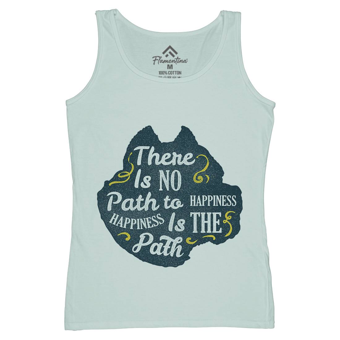 There Is No Path Womens Organic Tank Top Vest Religion A387