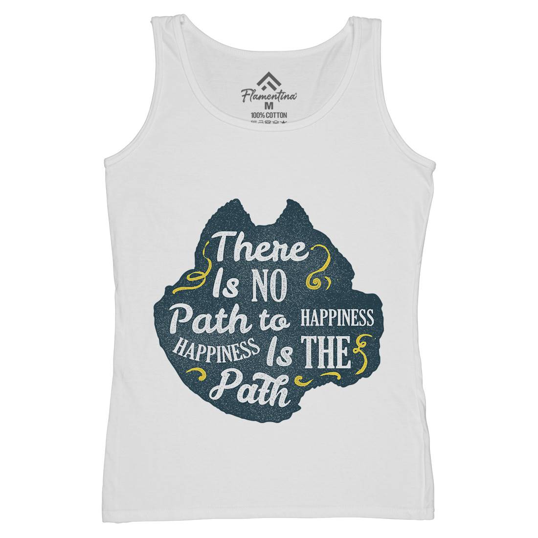 There Is No Path Womens Organic Tank Top Vest Religion A387
