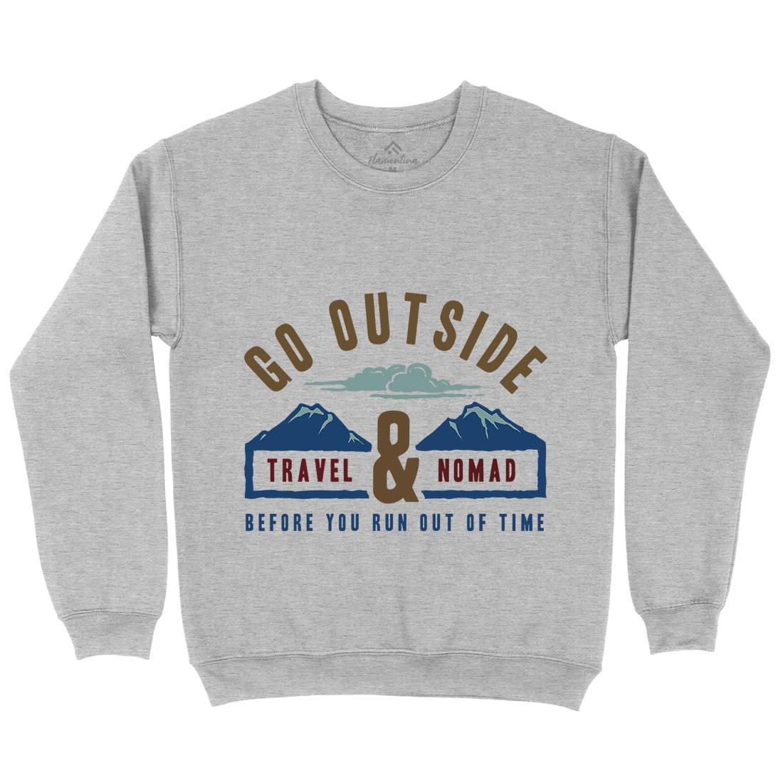 Travel And Nomad Kids Crew Neck Sweatshirt Nature A388