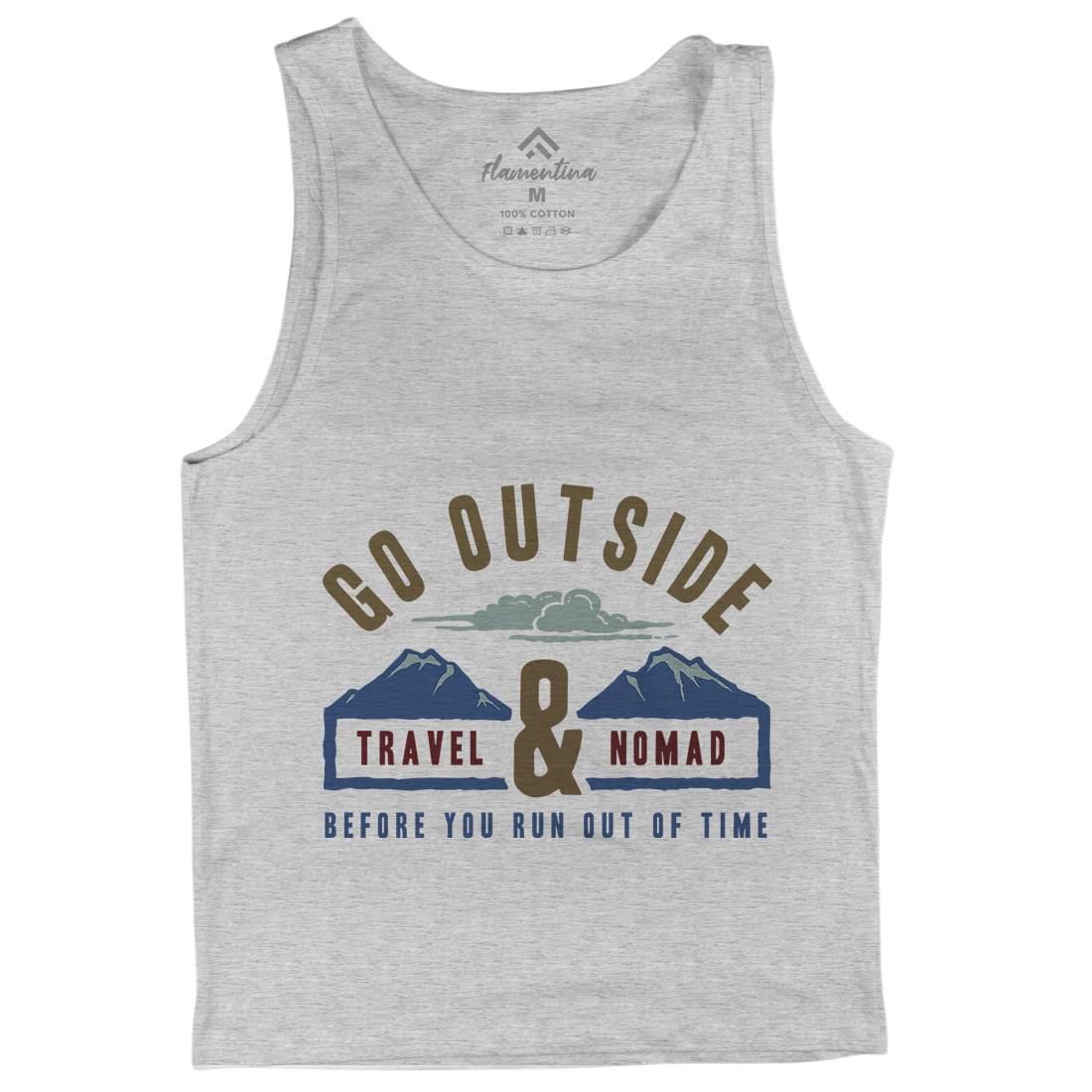 Travel And Nomad Mens Tank Top Vest Nature A388