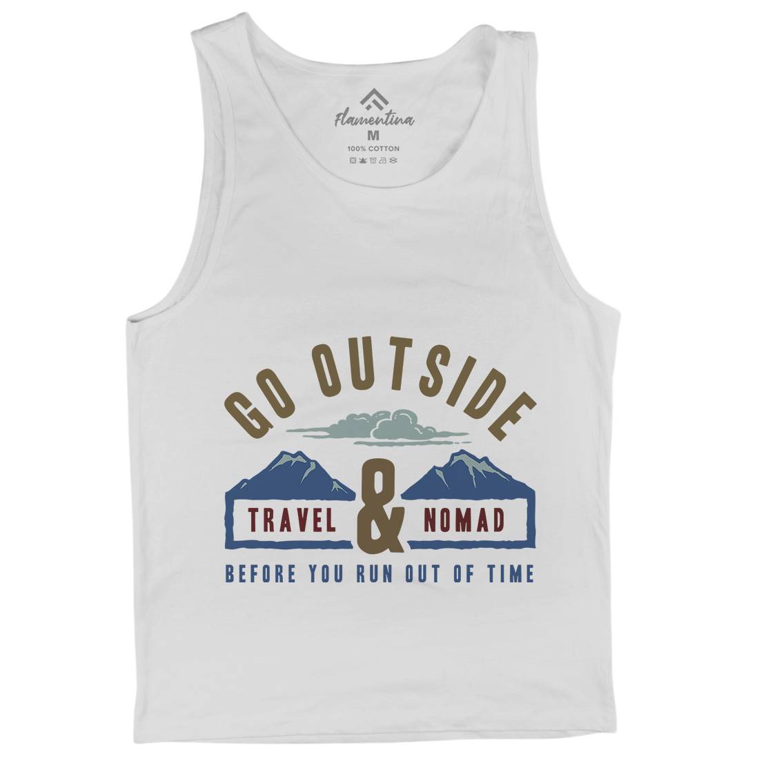 Travel And Nomad Mens Tank Top Vest Nature A388