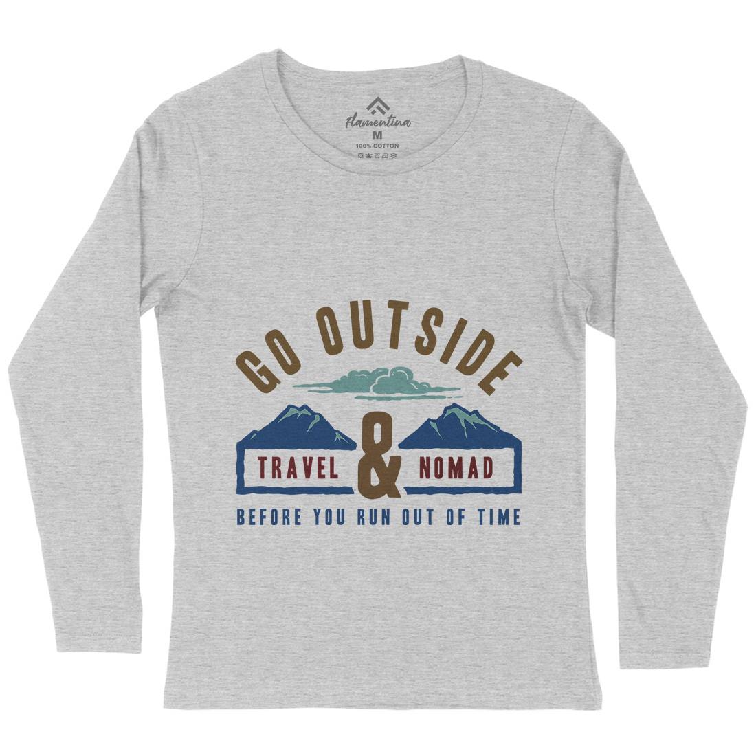 Travel And Nomad Womens Long Sleeve T-Shirt Nature A388