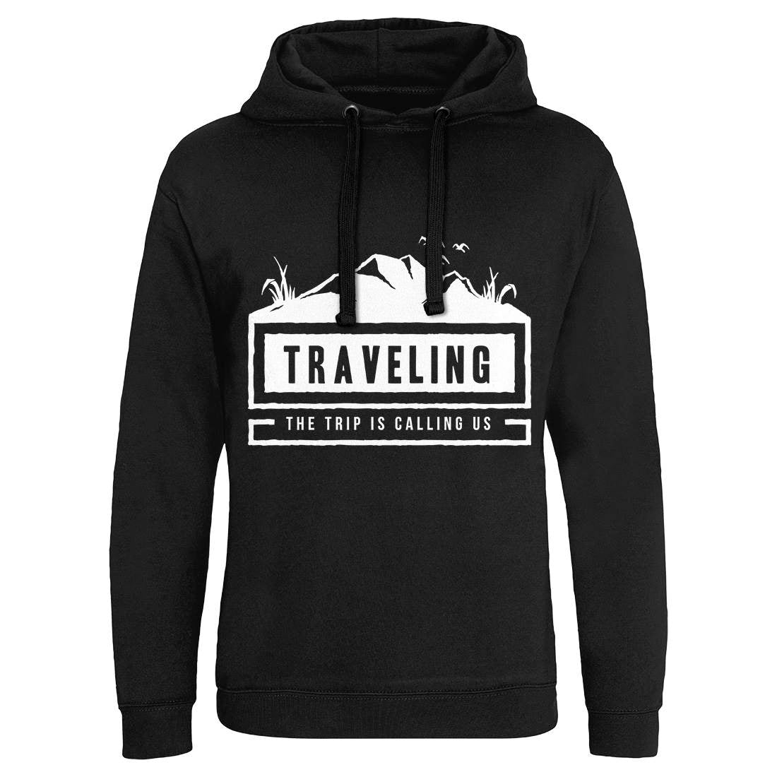 Traveling Outdoor Mens Hoodie Without Pocket Nature A389