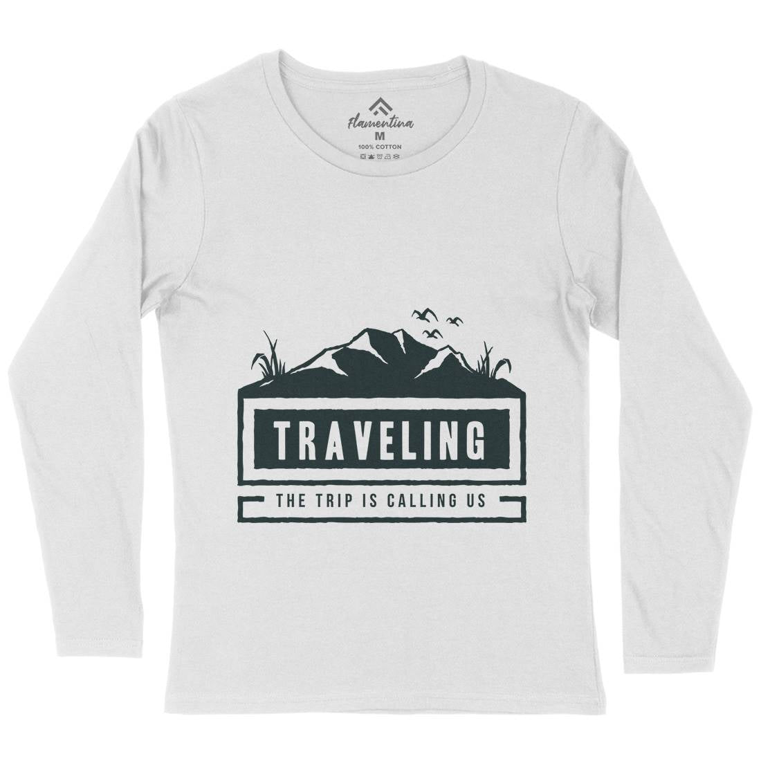 Traveling Outdoor Womens Long Sleeve T-Shirt Nature A389