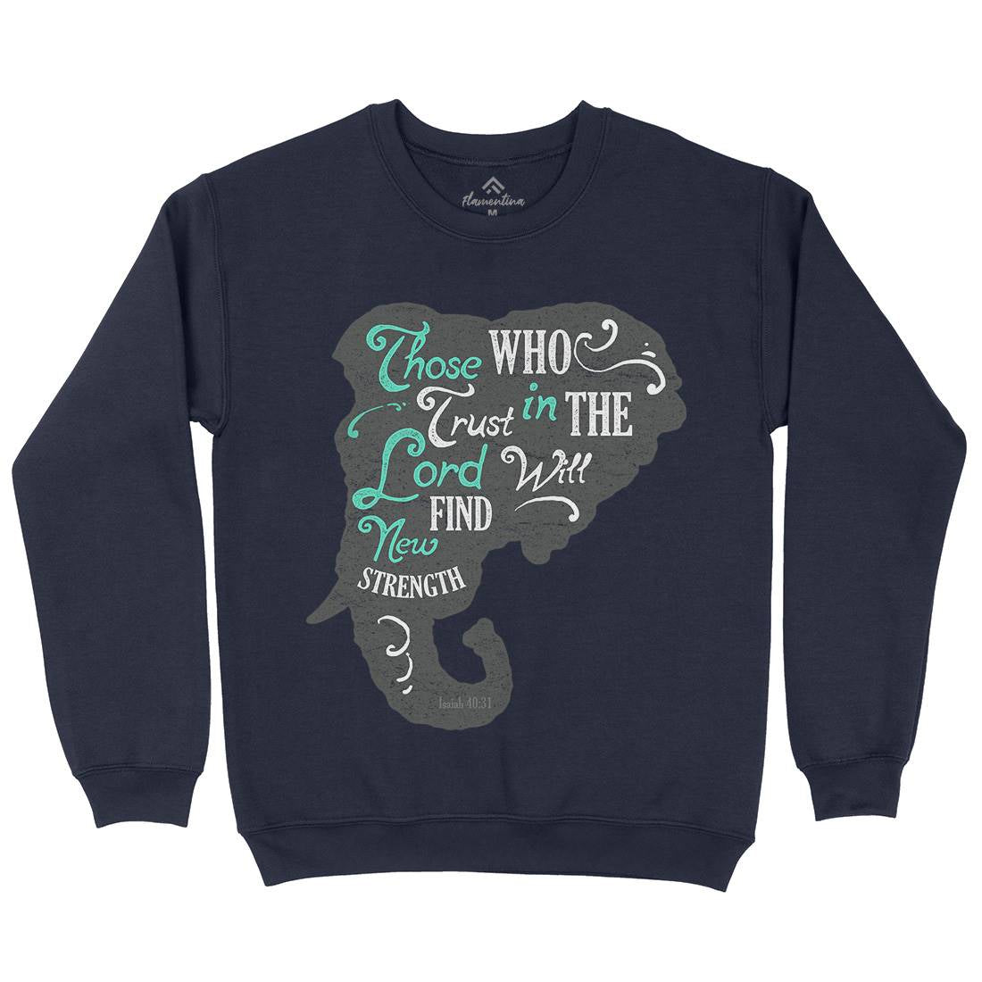 Trust In The Lord Kids Crew Neck Sweatshirt Religion A390