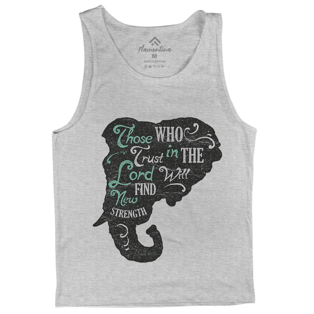Trust In The Lord Mens Tank Top Vest Religion A390