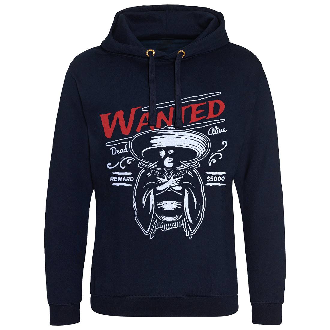 Wanted Mens Hoodie Without Pocket American A391