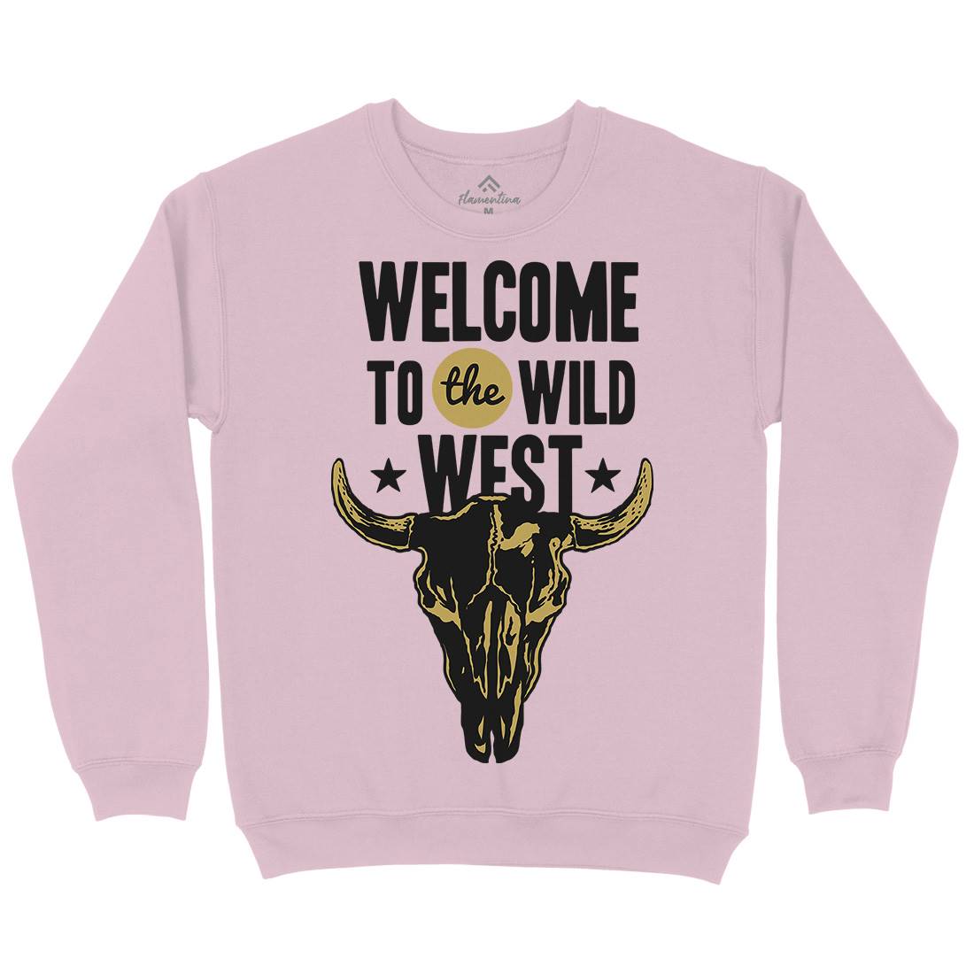 Welcome To The Wild West Kids Crew Neck Sweatshirt American A393