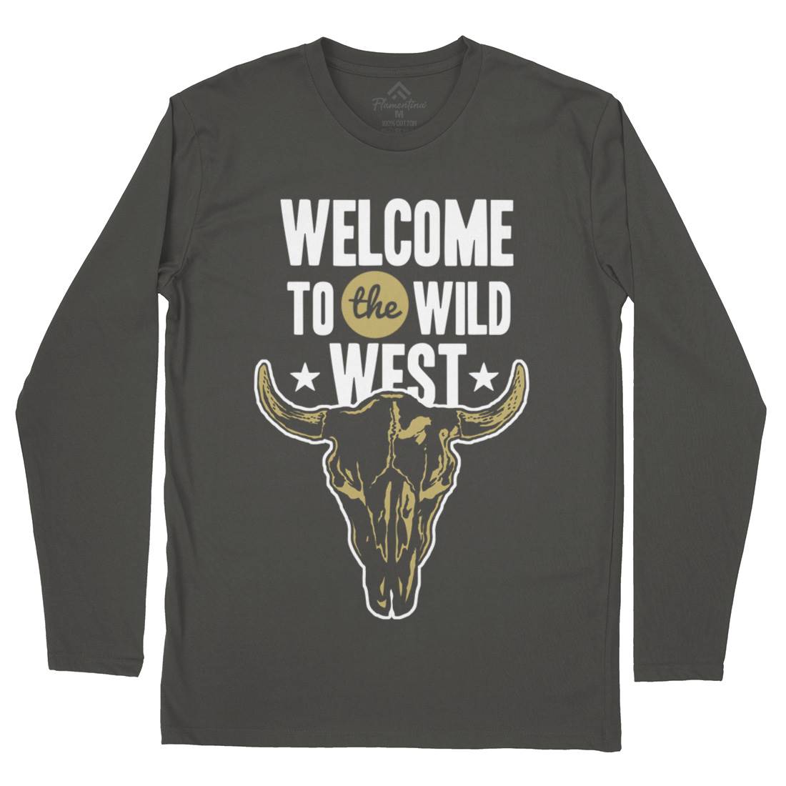 Welcome To The Wild West Mens Long Sleeve T-Shirt American A393