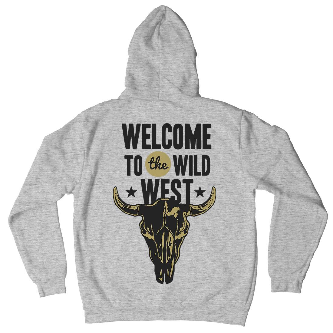 Welcome To The Wild West Kids Crew Neck Hoodie American A393