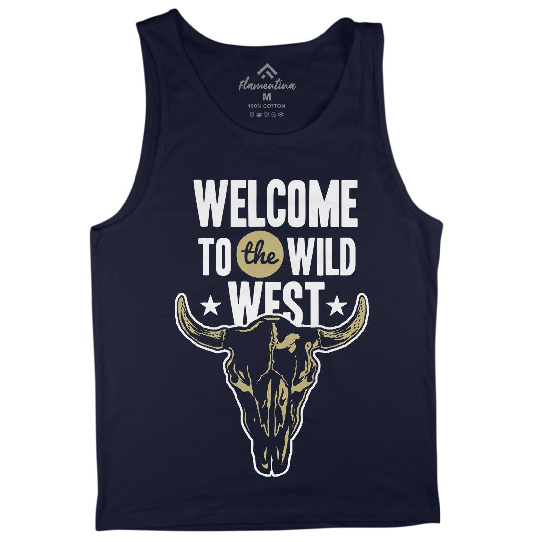 Welcome To The Wild West Mens Tank Top Vest American A393