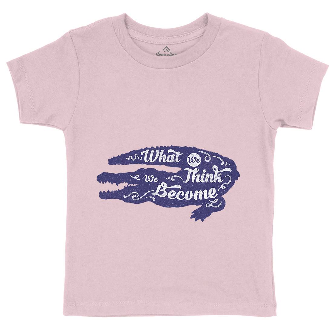 What We Think Kids Organic Crew Neck T-Shirt Quotes A394