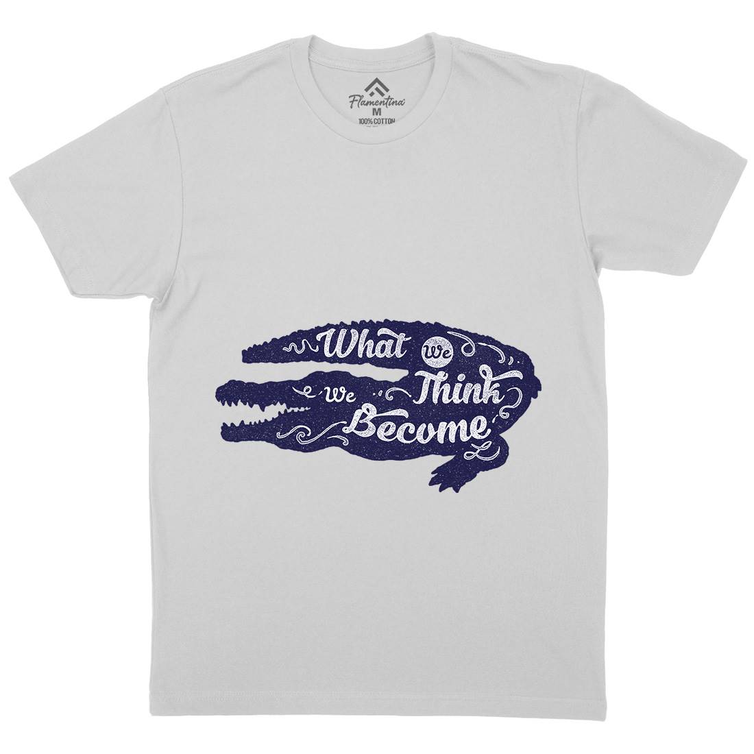 What We Think Mens Crew Neck T-Shirt Quotes A394