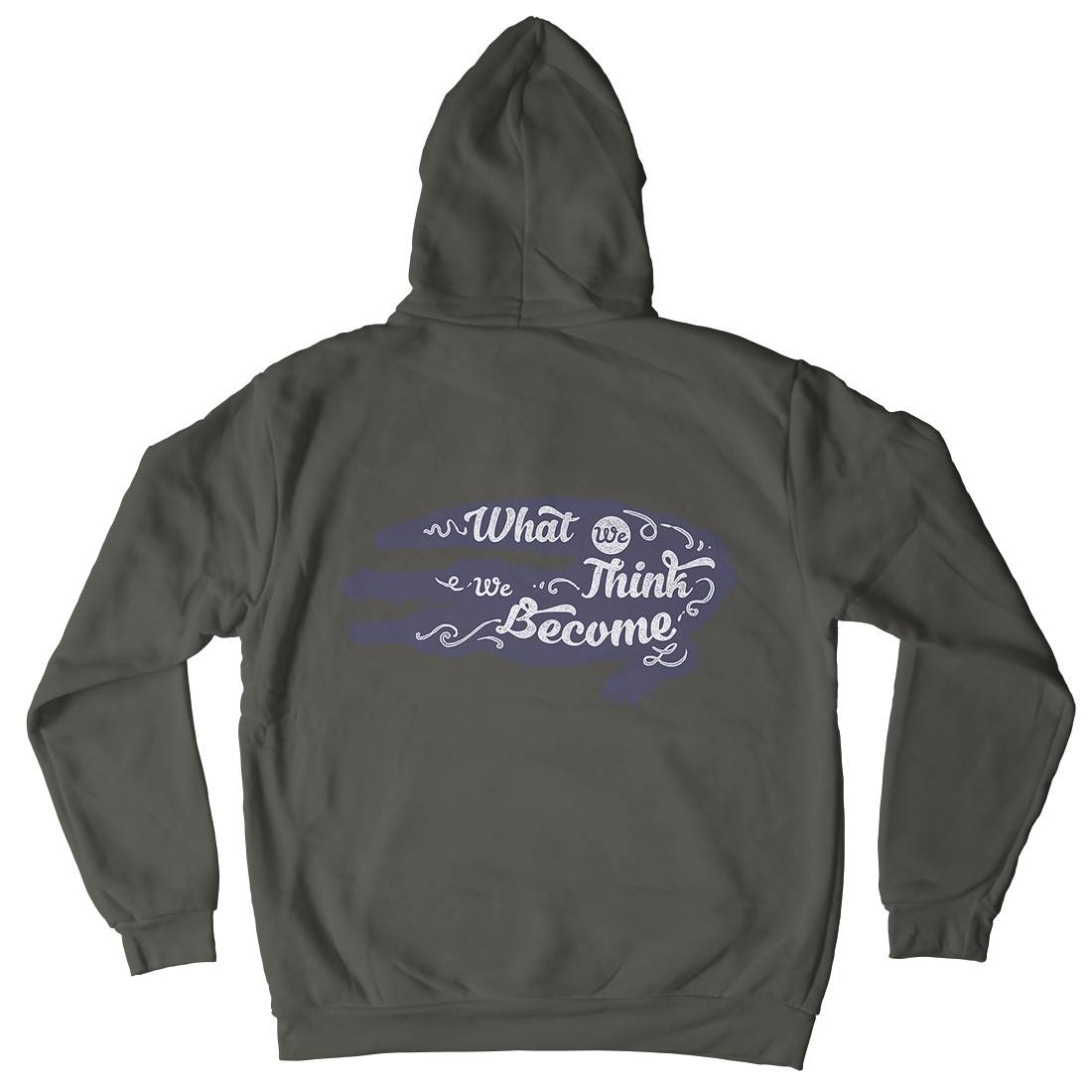 What We Think Mens Hoodie With Pocket Quotes A394