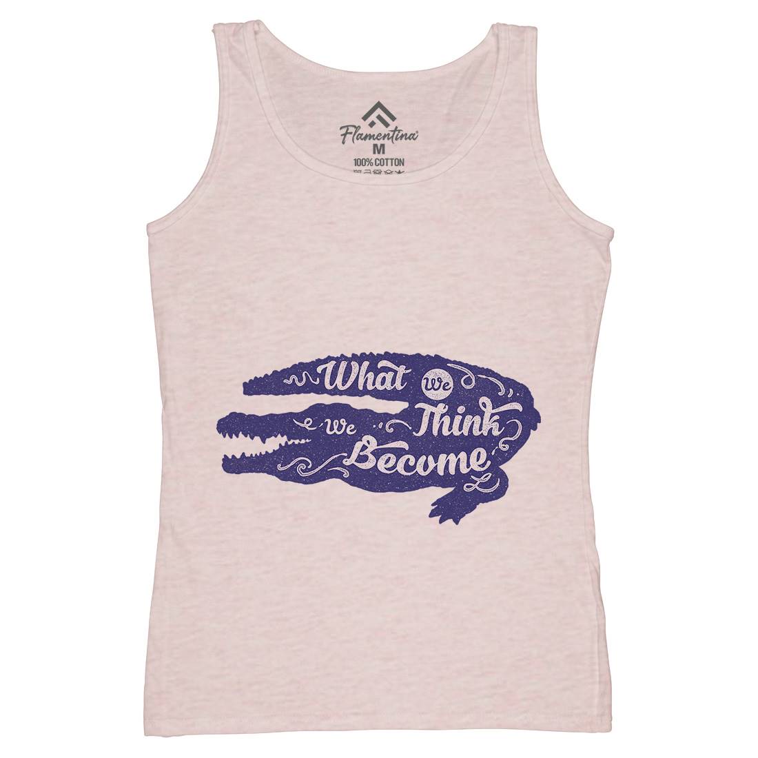 What We Think Womens Organic Tank Top Vest Quotes A394