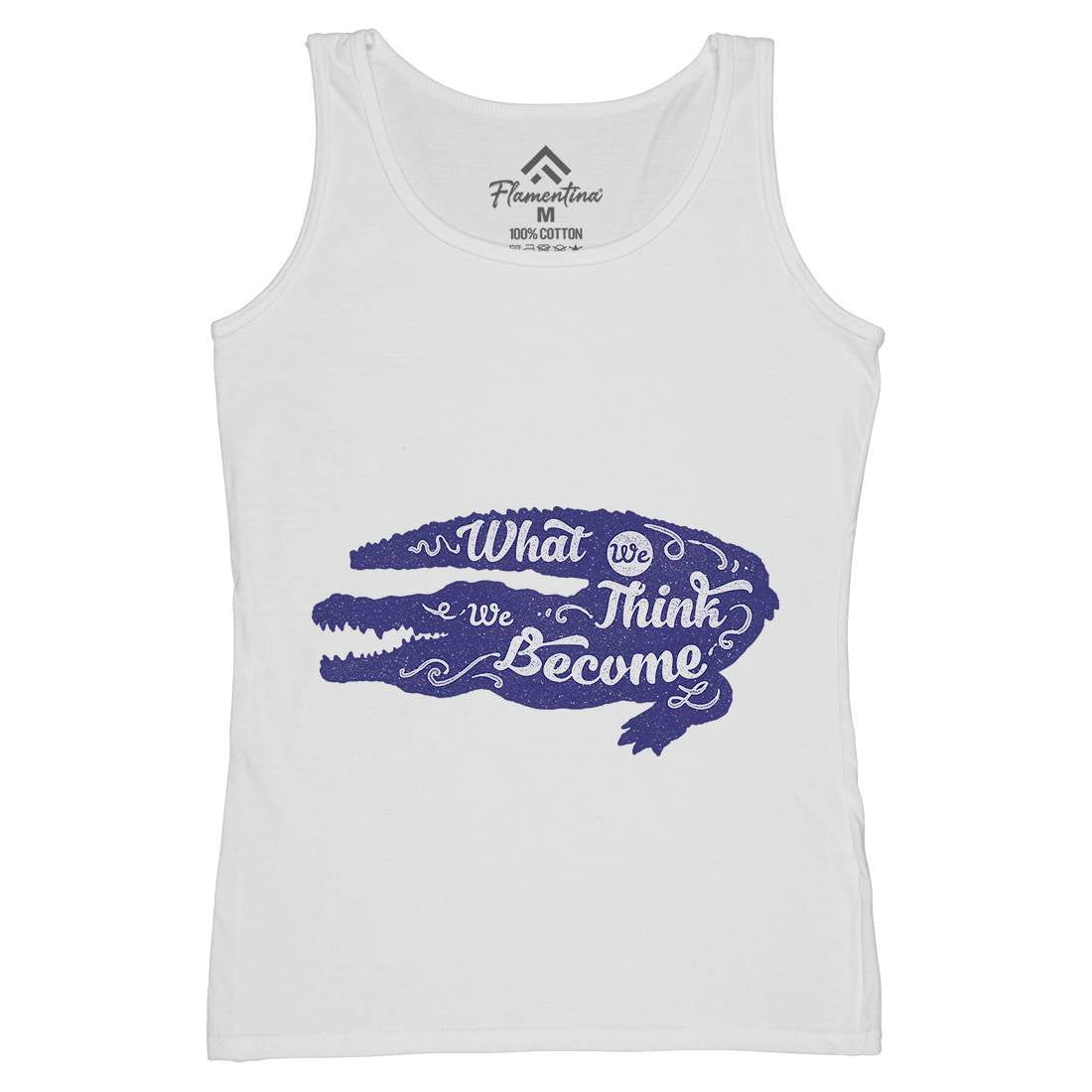 What We Think Womens Organic Tank Top Vest Quotes A394