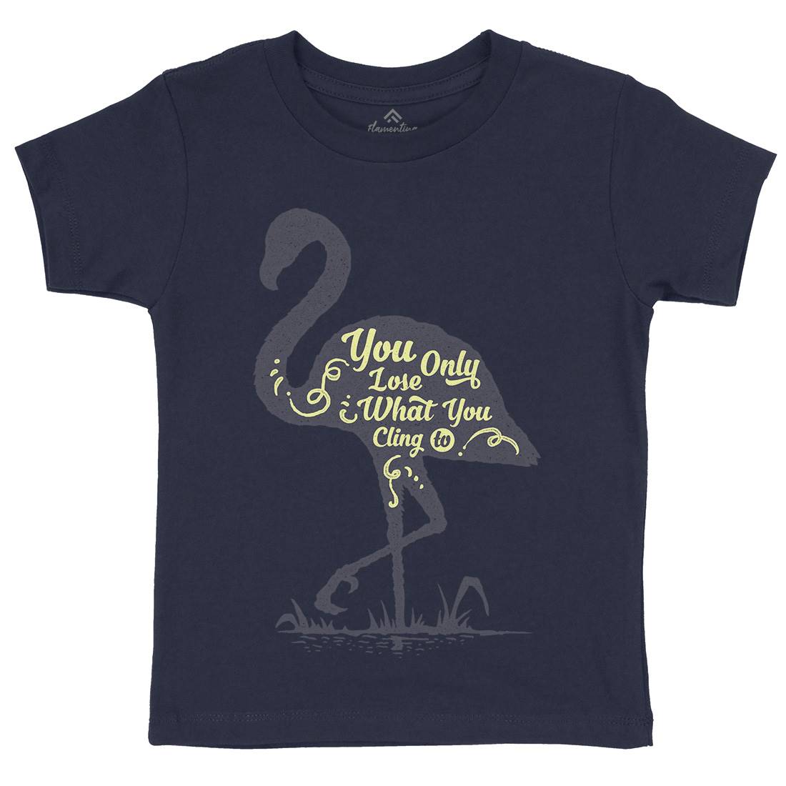 You Only Lose Kids Organic Crew Neck T-Shirt Quotes A395