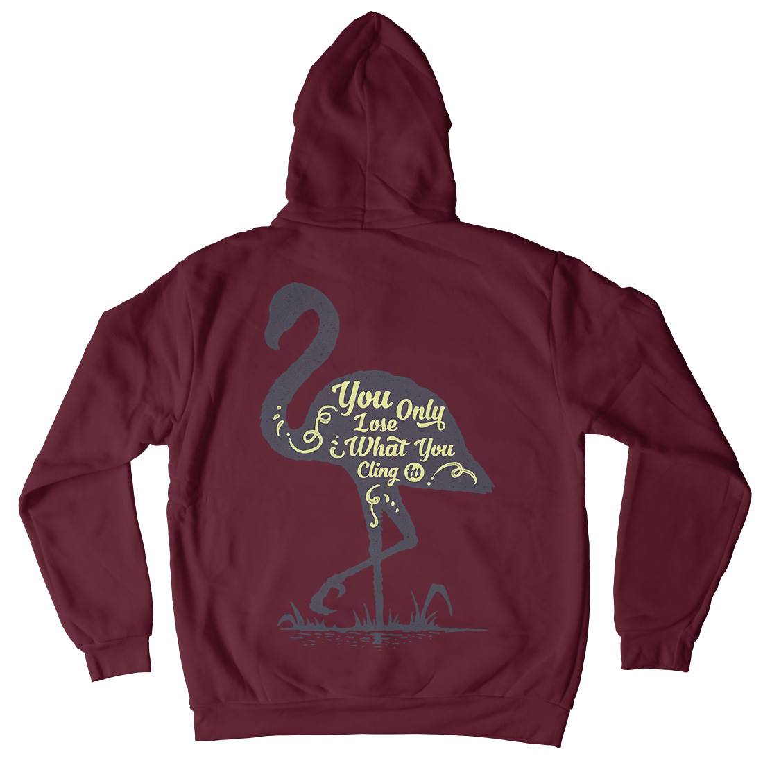 You Only Lose Mens Hoodie With Pocket Quotes A395
