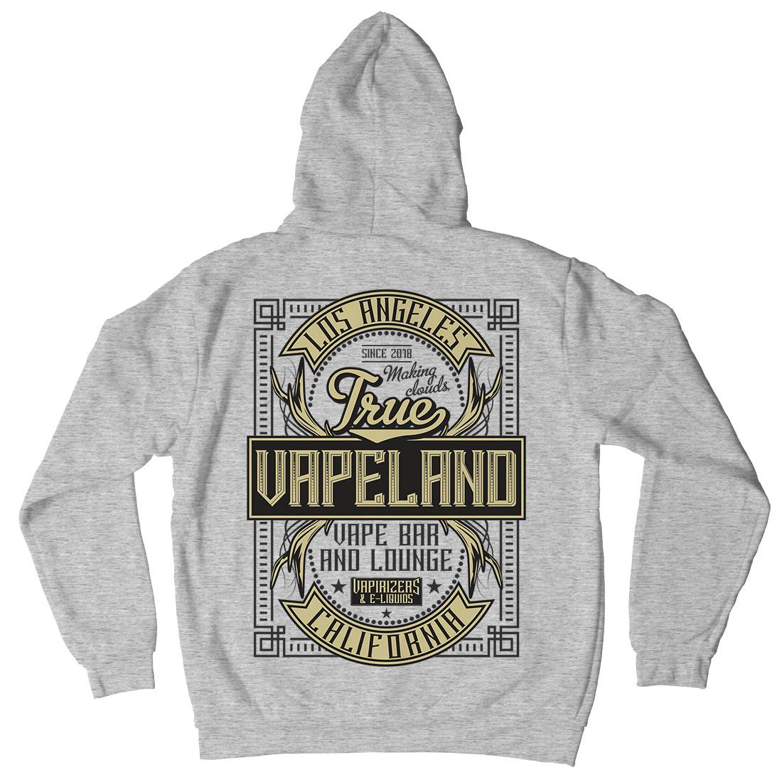 Vapeland Mens Hoodie With Pocket Drugs A396