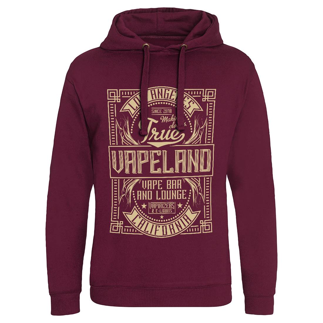Vapeland Mens Hoodie Without Pocket Drugs A396