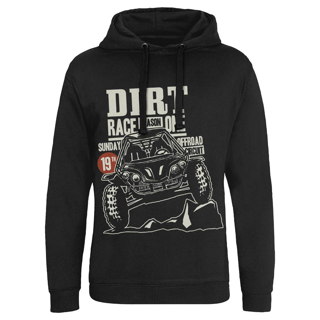 Buggy Racing Mens Hoodie Without Pocket Cars A406