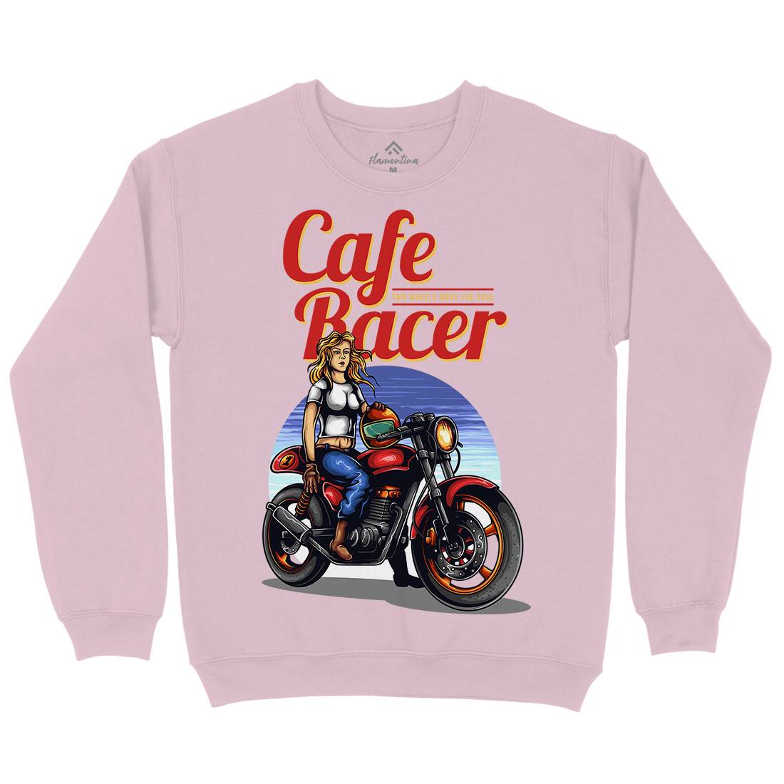Cafe Racer Kids Crew Neck Sweatshirt Motorcycles A407