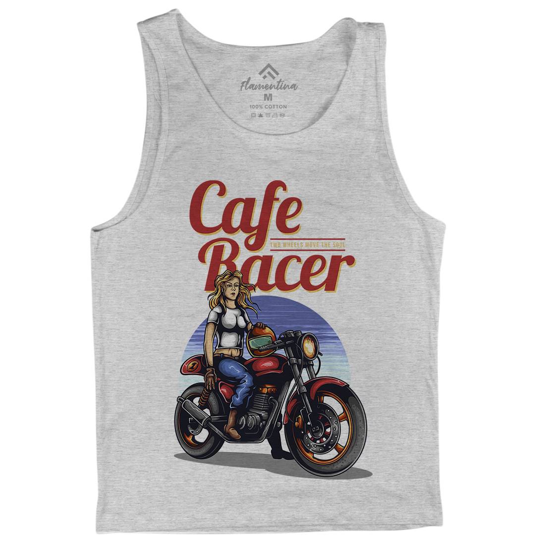 Cafe Racer Mens Tank Top Vest Motorcycles A407