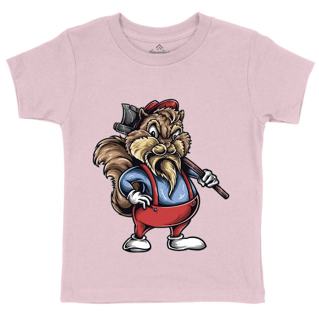 Chip Wood Kids Crew Neck T-Shirt Animals A409