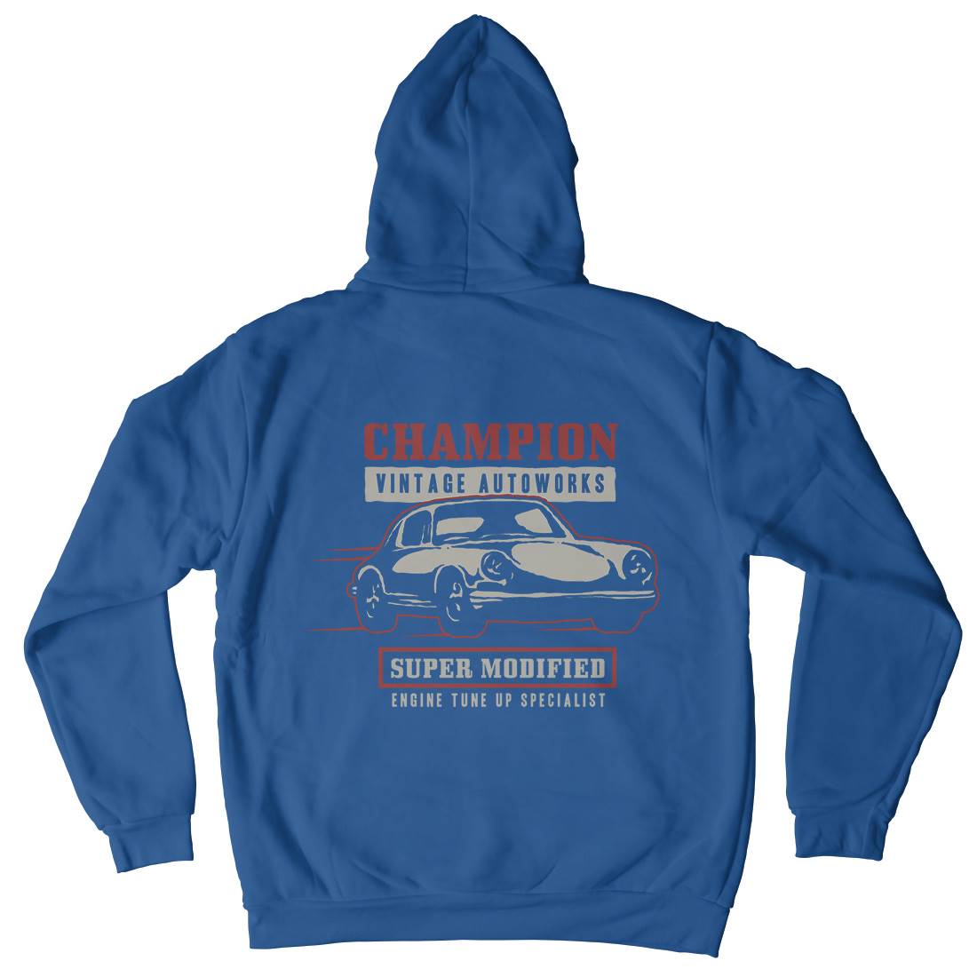 Classic Race Mens Hoodie With Pocket Cars A411