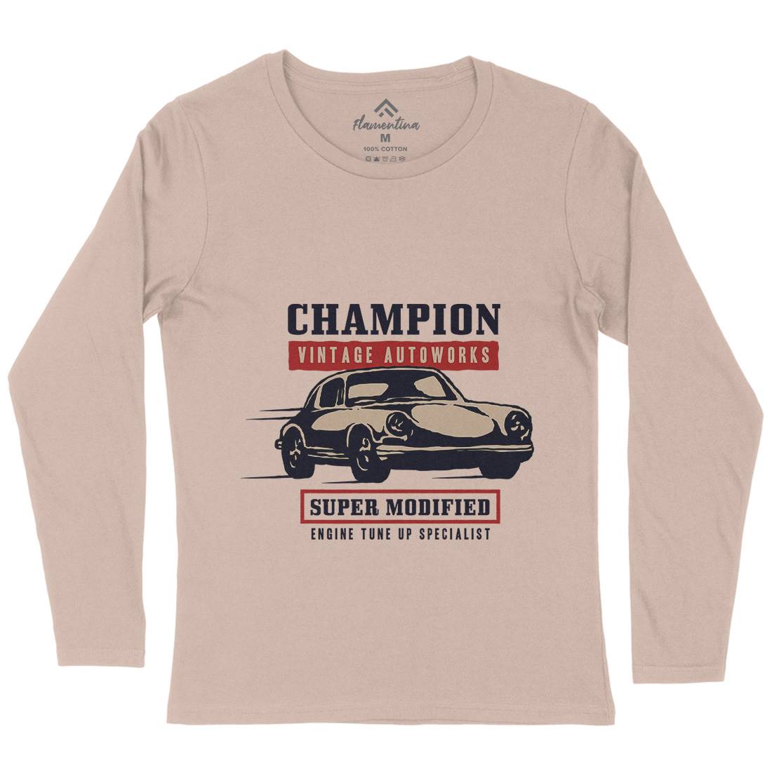 Classic Race Womens Long Sleeve T-Shirt Cars A411