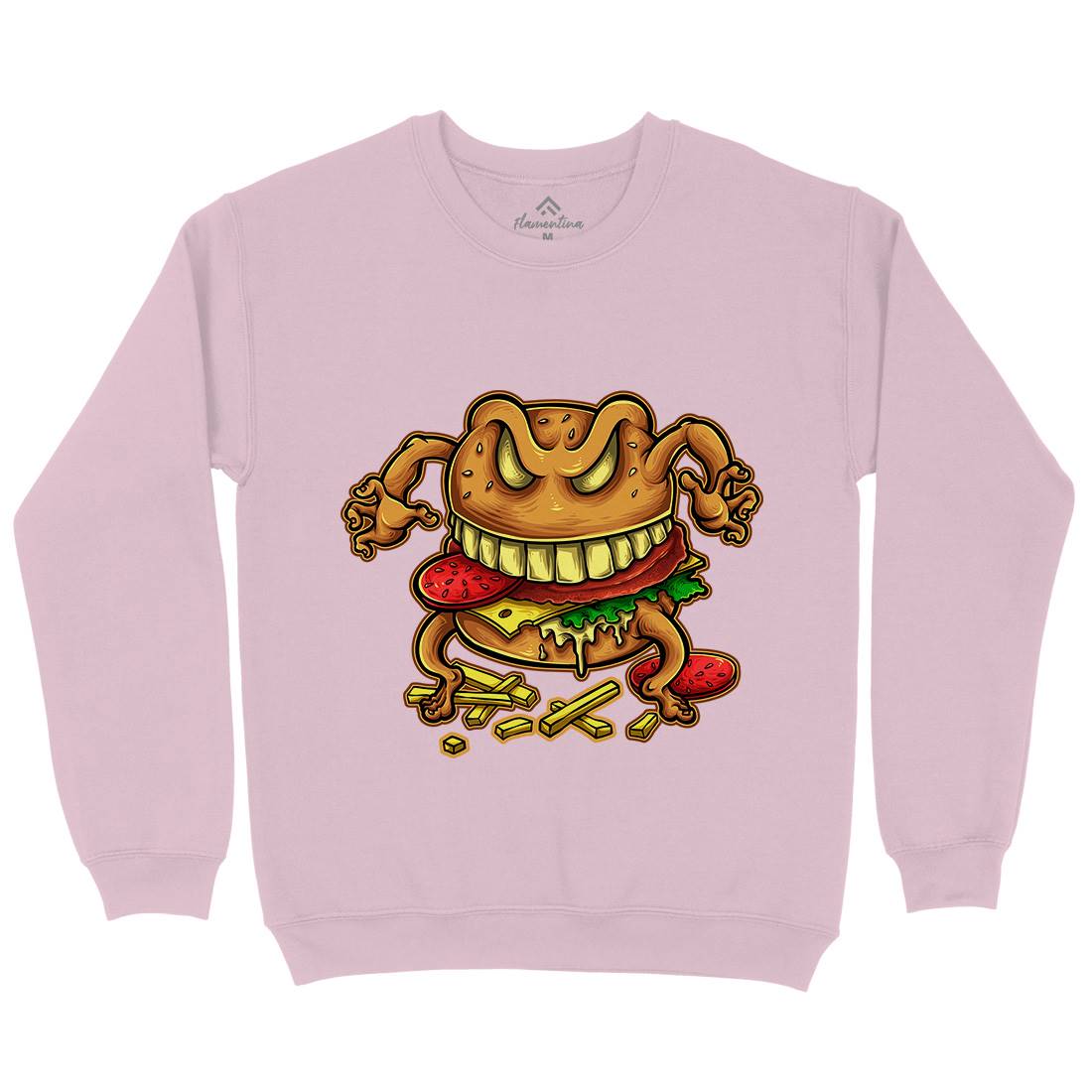 Curse Of The Burger Kids Crew Neck Sweatshirt Food A412