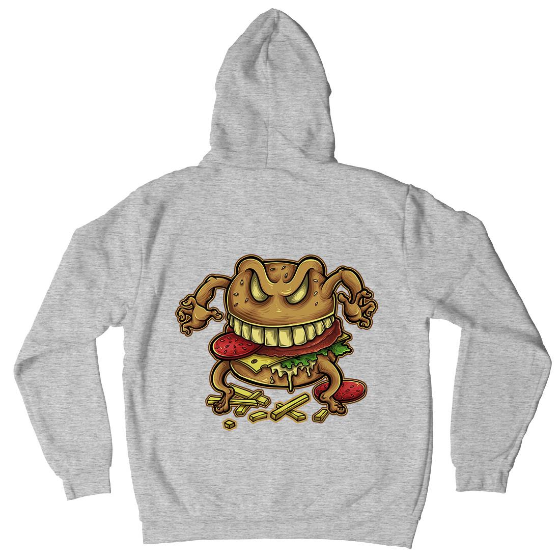 Curse Of The Burger Kids Crew Neck Hoodie Food A412