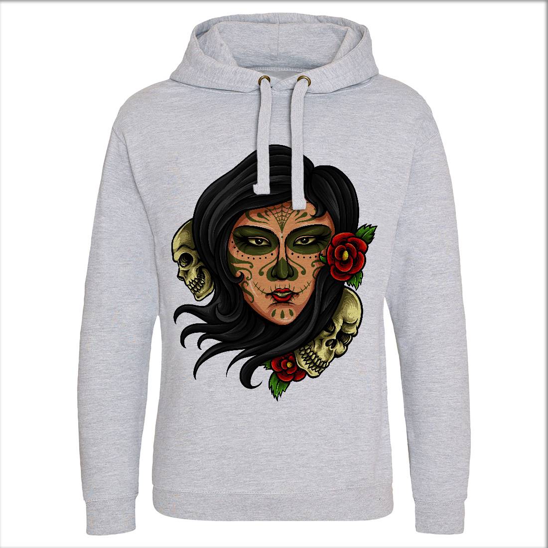 Day Of The Dead Mens Hoodie Without Pocket Retro A414