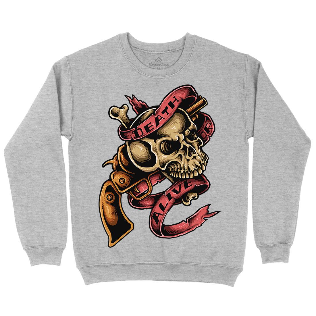 Death Or Alive Kids Crew Neck Sweatshirt Navy A416