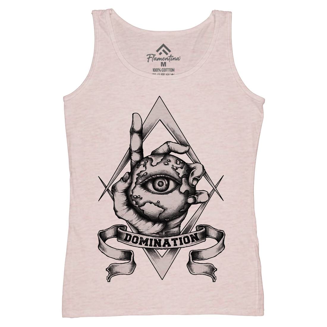 Domination Womens Organic Tank Top Vest Illuminati A418