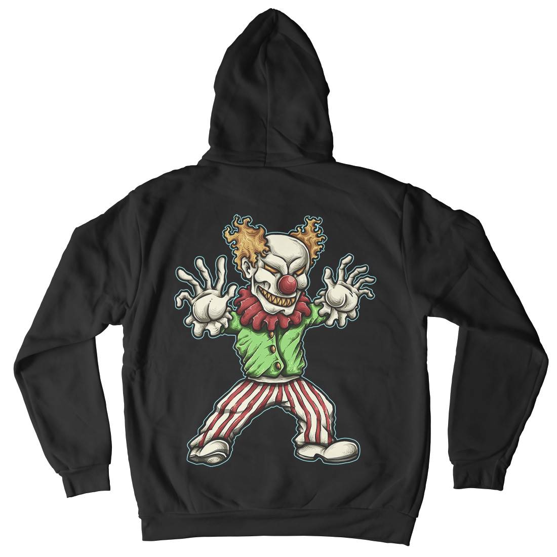 Evil Clown Mens Hoodie With Pocket Horror A419