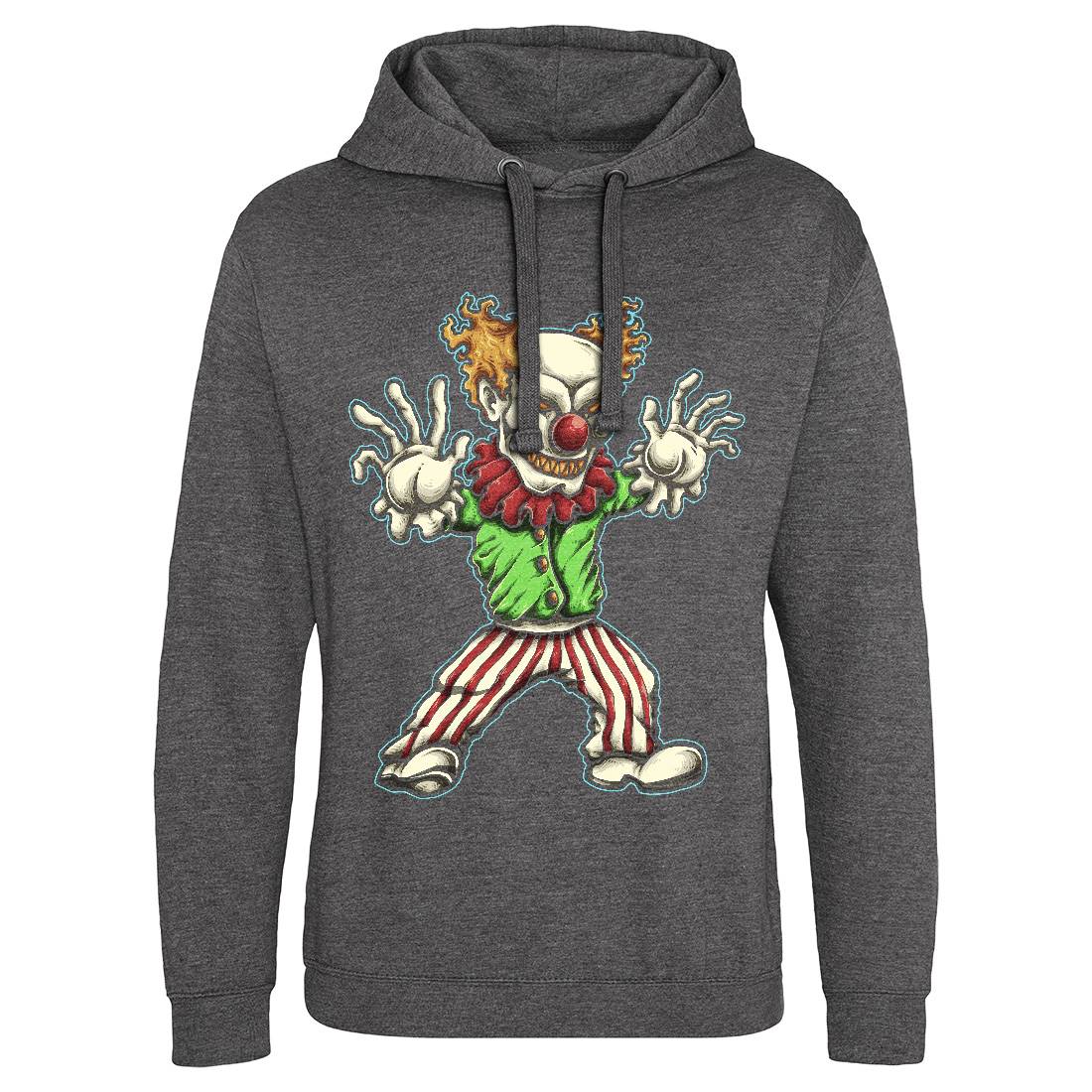 Evil Clown Mens Hoodie Without Pocket Horror A419