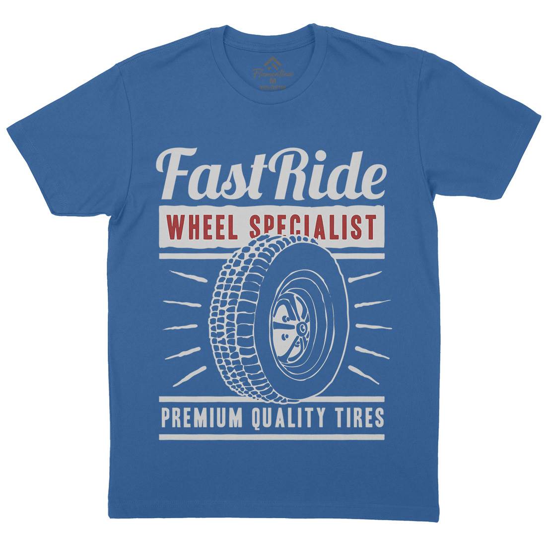 Fast Ride Mens Crew Neck T-Shirt Cars A421