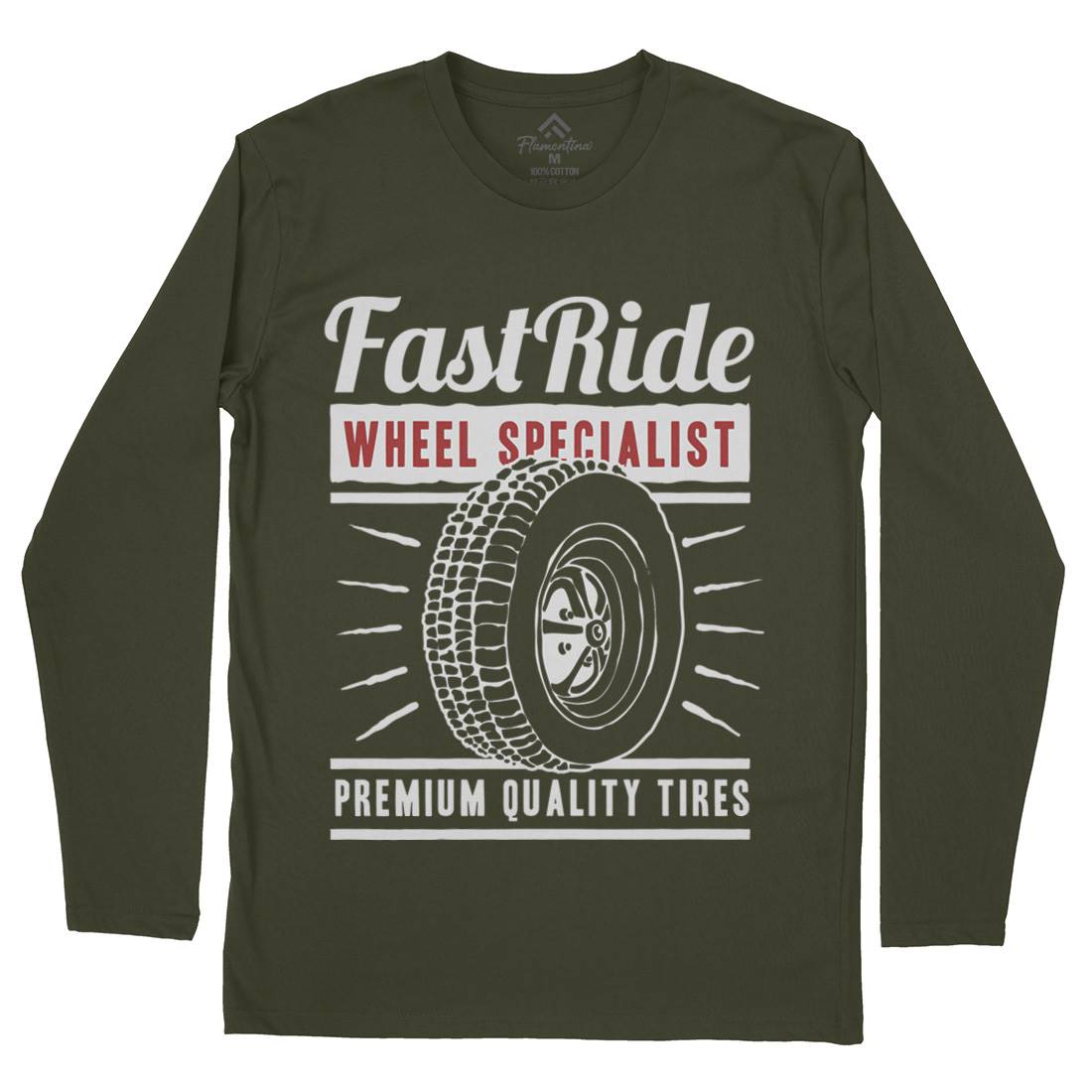 Fast Ride Mens Long Sleeve T-Shirt Cars A421